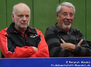 Trainer Dirk Huber (K&ouml;ln), Manager Arnold Beginn (J&uuml;lich)