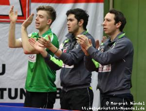 Tobias, Rasmussen, Brian Afanador, Dragos Orteanu feuern Aliaksandr Khanin an (J&uuml;lich)