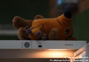 die beiden M&auml;use liegen auf dem R&uuml;cken