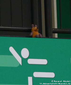die Maus auf der Trib&uuml;ne