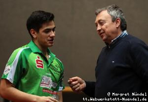 Trainer Miro Broda ber&auml;t Martin Allegro (J&uuml;lich)