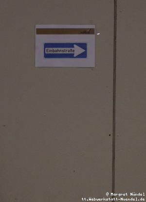 Einbahnstra&szlig;e!