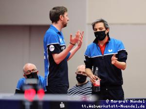 Trainer Colin Heow ber&auml;t Robin Devos (Grenzau)
