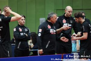 Miro Broda und Ewout Oostwouder beraten Florian Cnudde