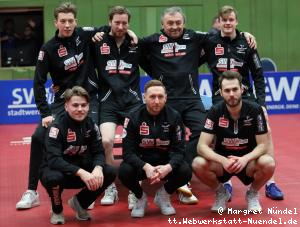 Barry Berben, Robin Devos, Miro Broda, Laurens Devos (hinten von links<br /> Kas van Oost, Marc Preuss, Florian Cnudde (vorn von links)