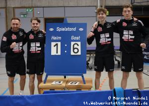 das siegreiche Team: Marc Preuss, Kas van Oost, Manuel Prohaska, Barry Berben