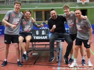 das siegreiche Team: Barry Berben, Kas van Oost, Roger Albrecht, Manuel Prohaska, Marc Preuss