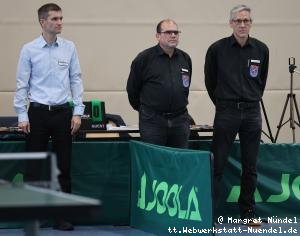 Die Schiedsrichter heute: OSR Torsten Hensel, Rainer Willems, Dirk Podlich (v.l.n.r.)