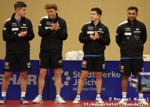 Team Celle: Nils Hohmeier, Lennart Wehking, Eusebio Vos, Rajat Hubli (v.l.n.r.)