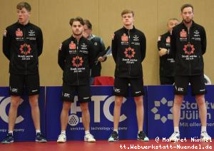 Team J&uuml;lich: Barry Berben, Kas van Oost, Laurens Devos, Robin Devos (v.l.n.r.)