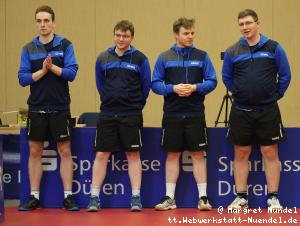 Team Schwarzenbek: Andrian Dugiel, Frederik Spreckelsen, Moritz Spreckelsen und Henrik Weber (v.l.n.r.)