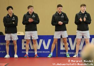Team Passau: Yuki Matsuyama, Viktor Yefimov, Elia Schmid, Owen Cathcart (v.l.n.r.)