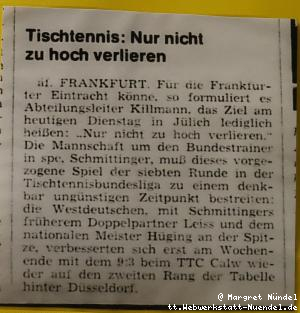Vorbericht zum Spiel am 24.10.1978