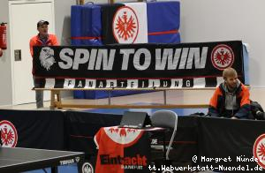Die Frankfurter Fans haben ein eindrucksvolles Transparent!
