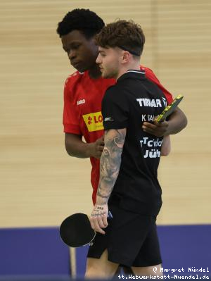 Kas van Oost (J&uuml;lich) und John Oyebode (Mainz)